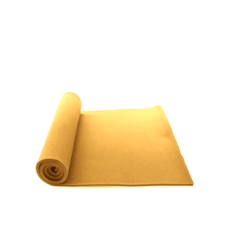 153 - Schiumato giallo al silicone mm. 10 h. cm. 130
