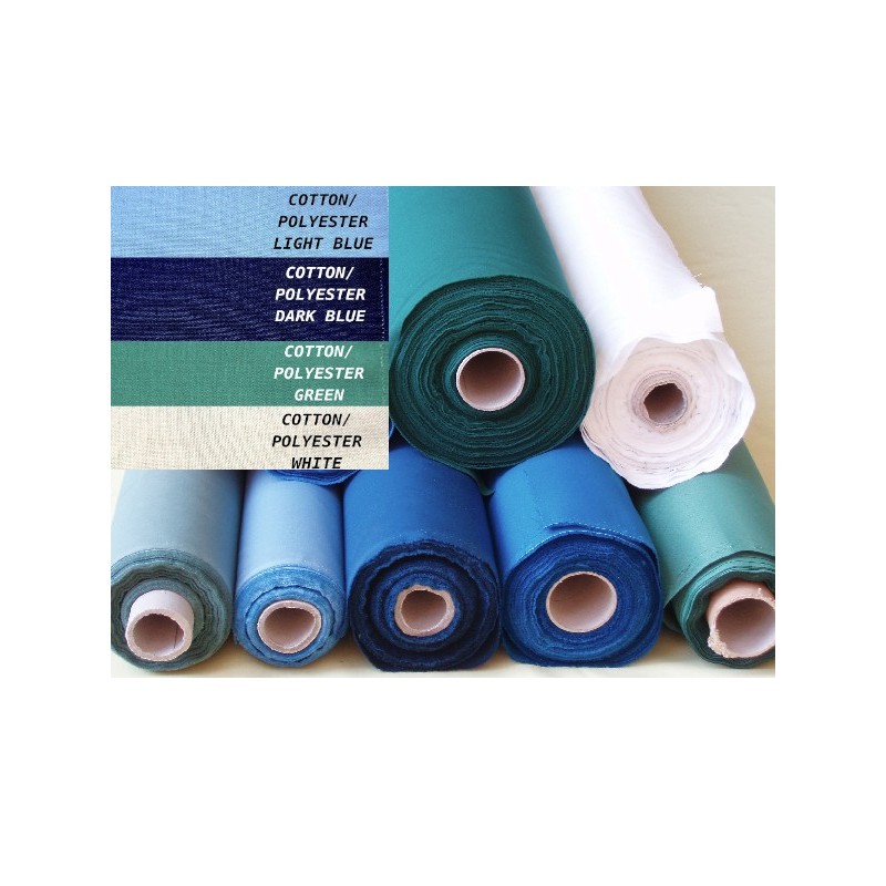 130.LS - Tissu Cotton/Polyester LUX S.